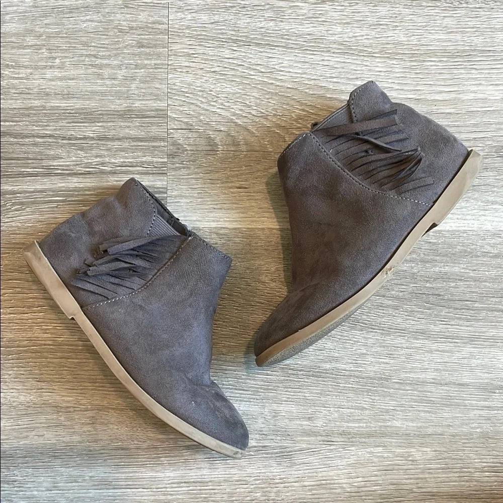 Old Navy toddler girls gray ankle boots
